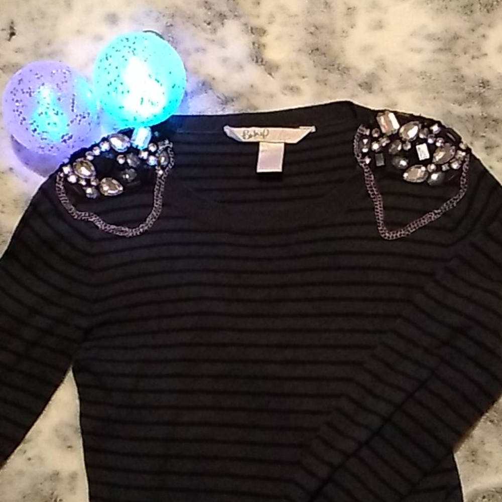 Candies crew neck lightweight sweater
